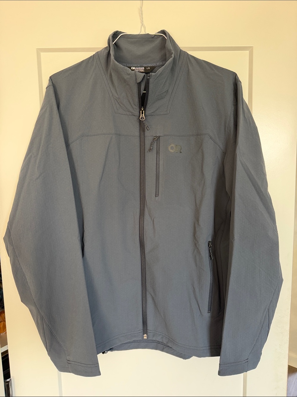 Outdoor Research Men's Charcoal Gray Softshell Performance Jacket